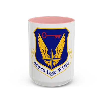 480 Intelligence Surveillance and Reconnaissance Wing ACC (U.S. Air Force) Accent Coffee Mug