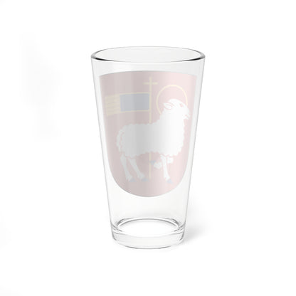 Visby stift vapen (Sweden) (Coat of Arms) Pint Glass 16oz