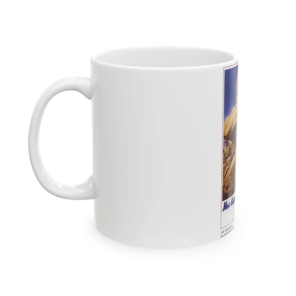 Soviet Era Poster 585 - White Coffee Mug-Go Mug Yourself