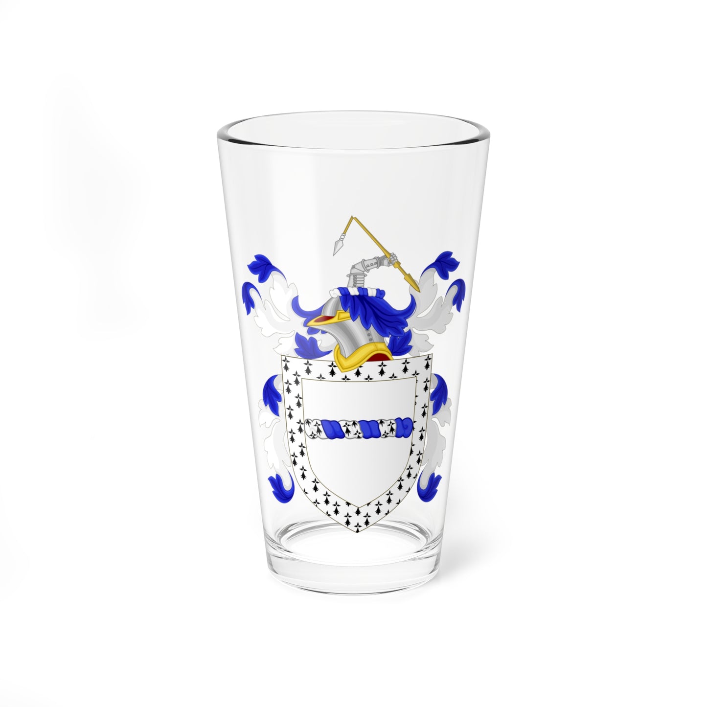 Coat of Arms of William Carmichael (United States) (Coat of Arms) Pint Glass 16oz