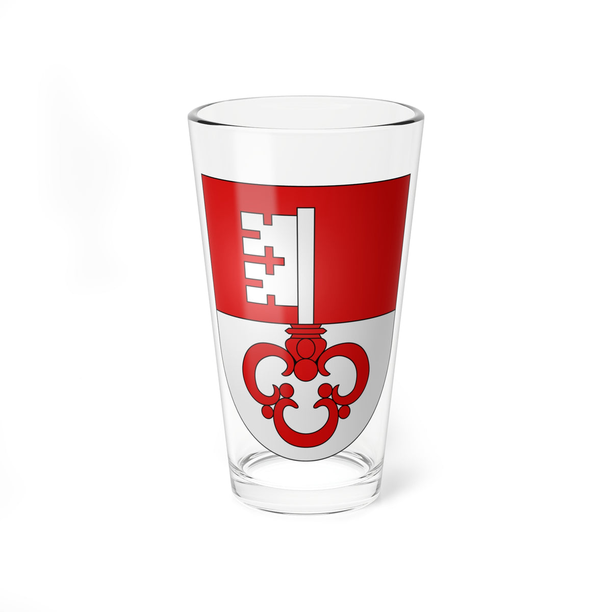 Obwald-coat of arms (Switzerland) (Coat of Arms) Pint Glass 16oz