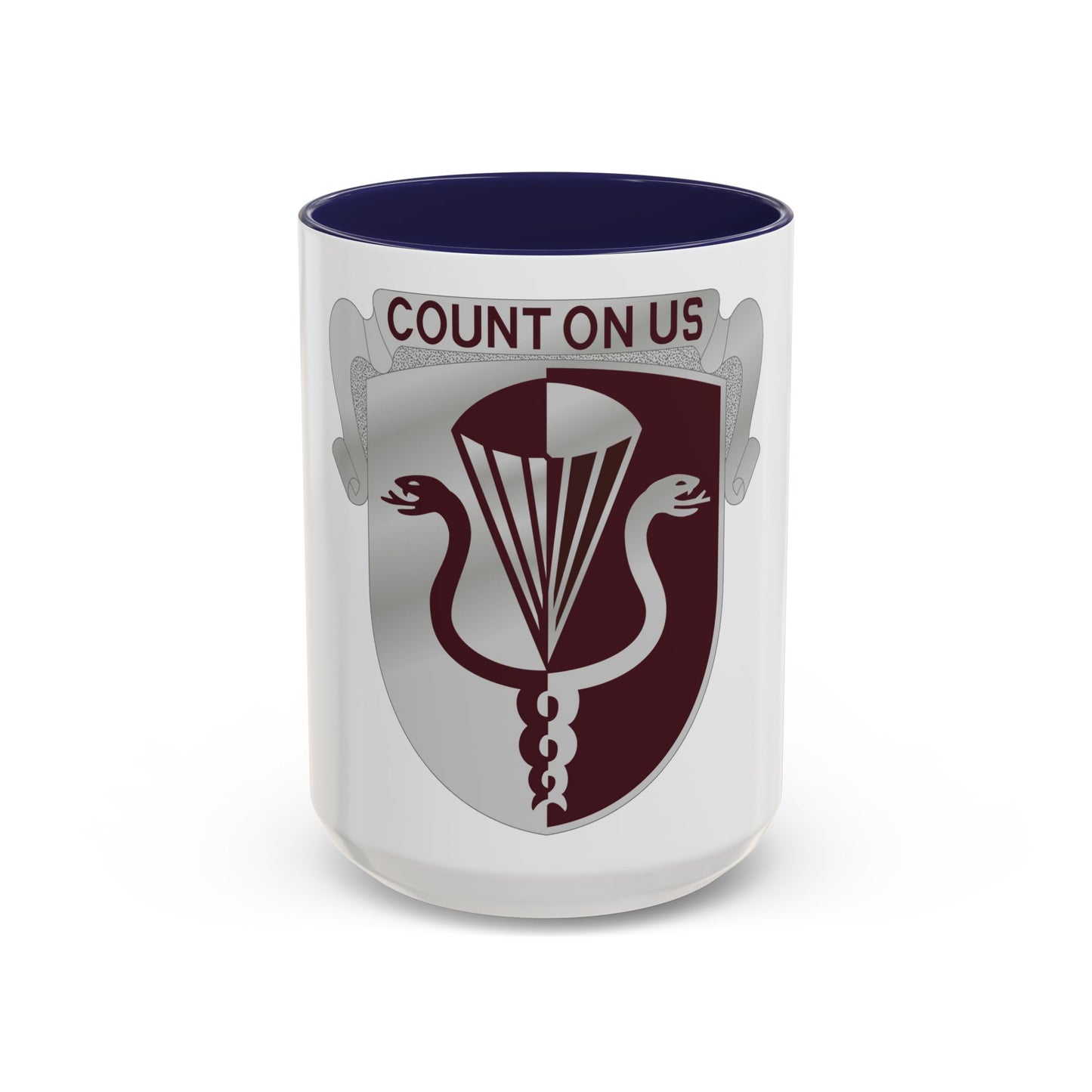 11 Medical Battalion (U.S. Army) Accent Coffee Mug