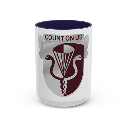 11 Medical Battalion (U.S. Army) Accent Coffee Mug