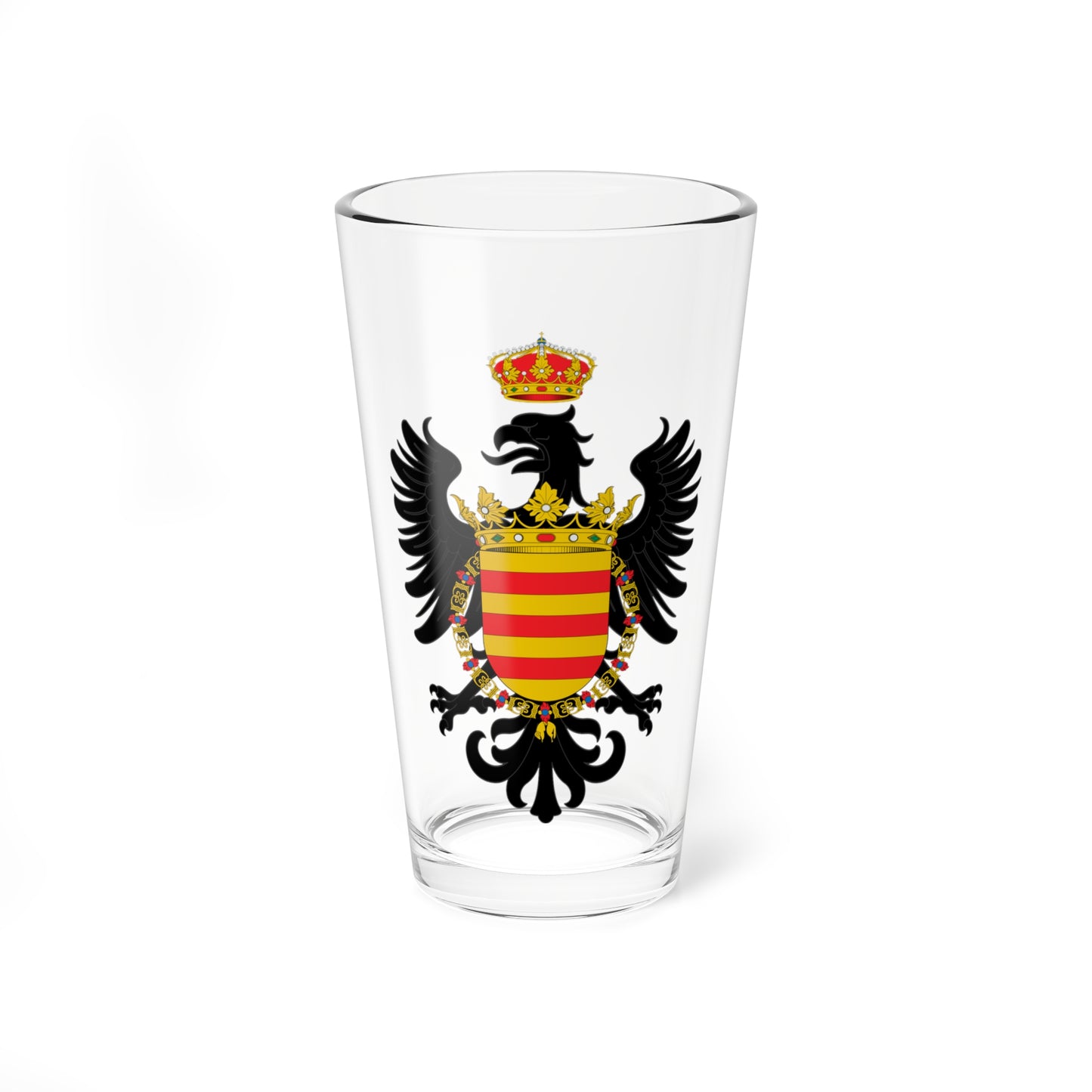 Escudo de Aguilar de la Frontera (Spain) (Coat of Arms) Pint Glass 16oz