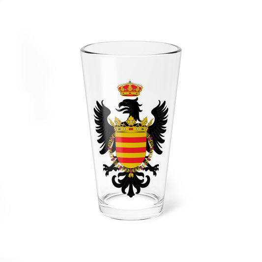 Escudo de Aguilar de la Frontera (Spain) (Coat of Arms) Pint Glass 16oz