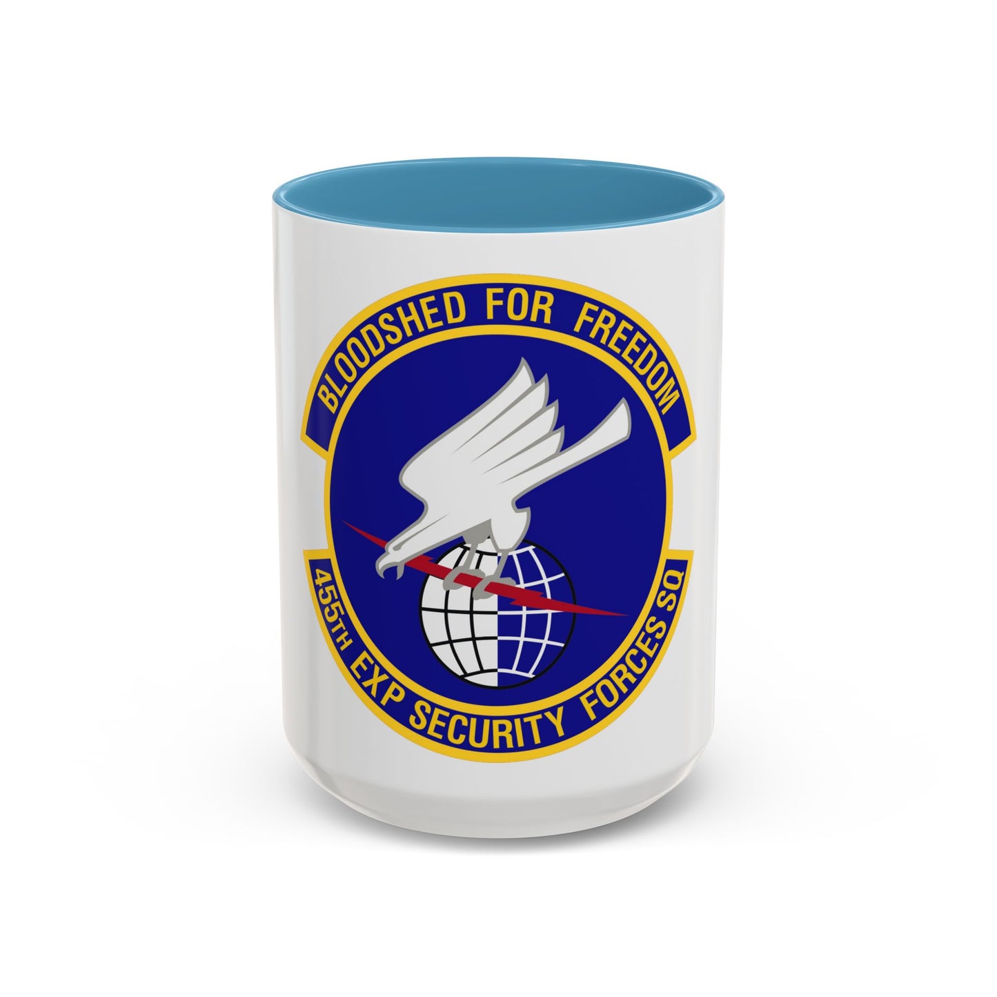 455th Expeditionary Security Forces Squadron (U.S. Air Force) Accent Coffee Mug