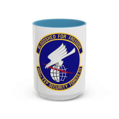 455th Expeditionary Security Forces Squadron (U.S. Air Force) Accent Coffee Mug