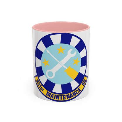 931st Maintenance Squadron (U.S. Air Force) Accent Coffee Mug