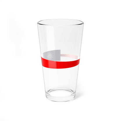 ROCN Commission Pennant (China) Pint Glass 16oz
