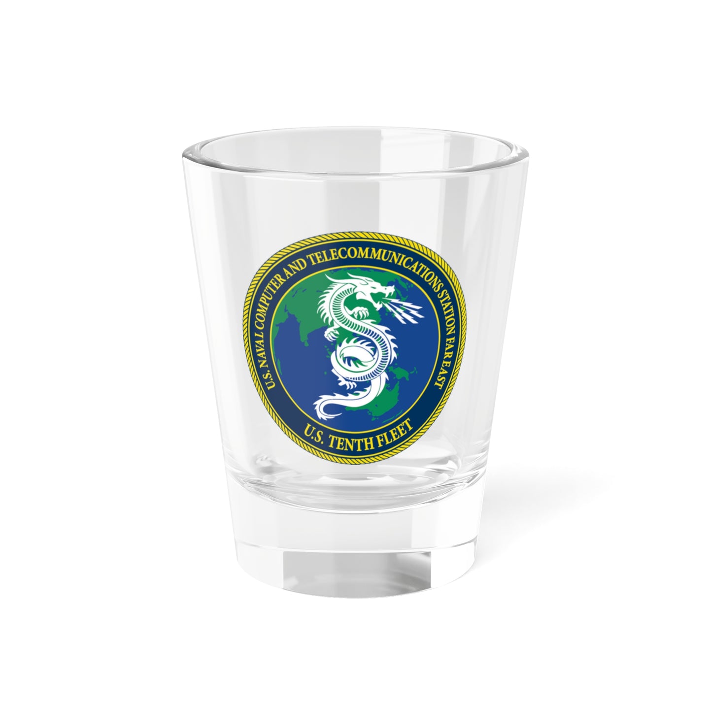 NCTS Far East (U.S. Navy) Shot Glass 1.5oz