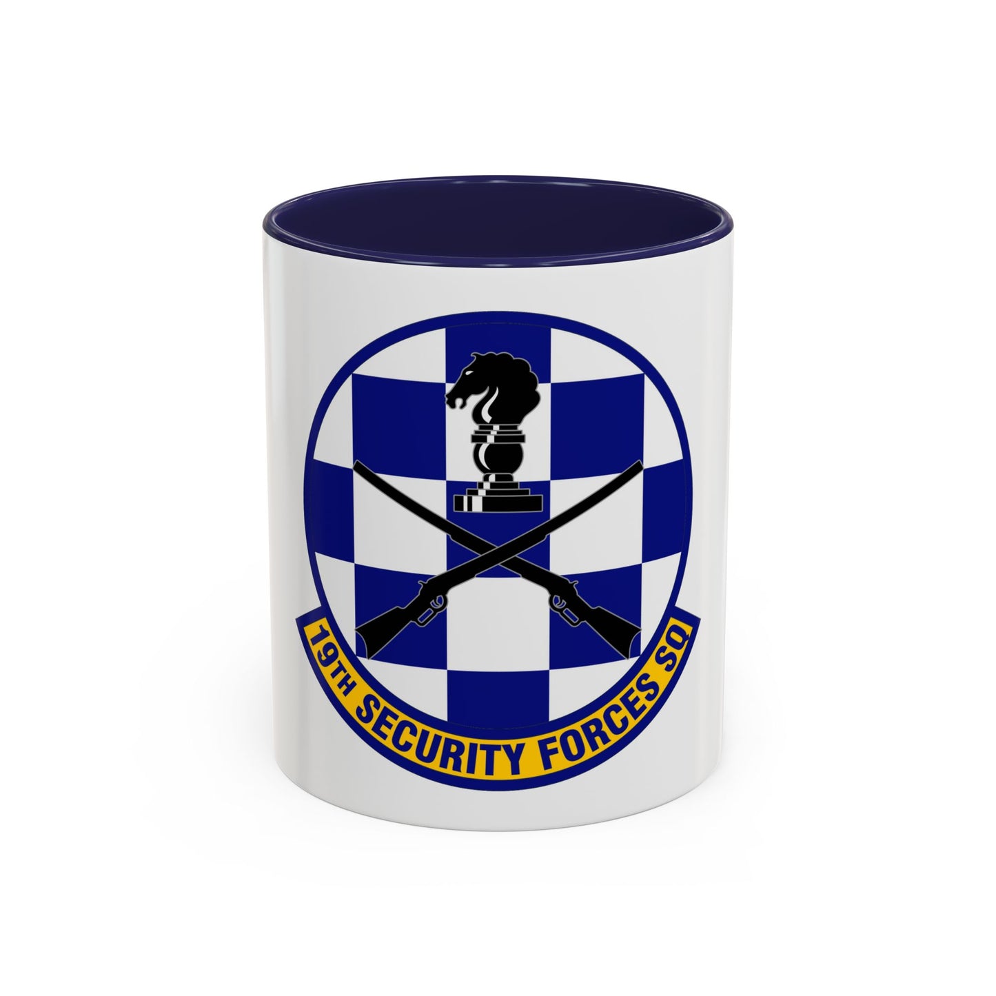 19 Security Forces Squadron AMC (U.S. Air Force) Accent Coffee Mug