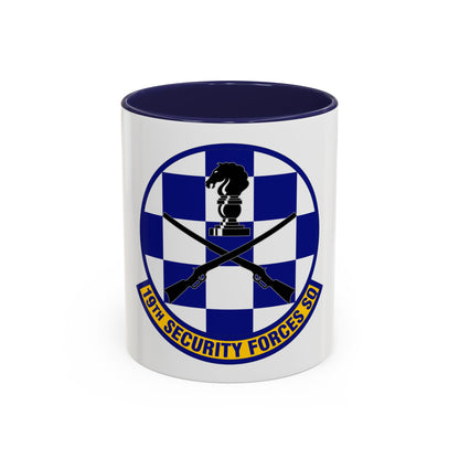 19 Security Forces Squadron AMC (U.S. Air Force) Accent Coffee Mug