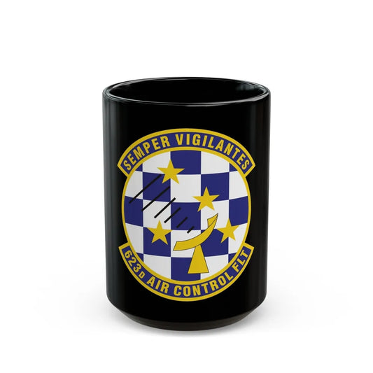 623 Air Control Squadron PACAF (U.S. Air Force) Black Coffee Mug-15oz-Go Mug Yourself