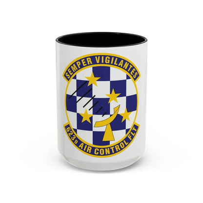 623 Air Control Squadron PACAF (U.S. Air Force) Accent Coffee Mug 15oz Black - Go Mug Yourself