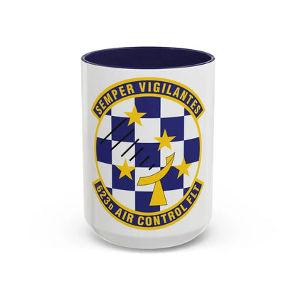 623 Air Control Squadron PACAF (U.S. Air Force) Accent Coffee Mug 15oz Navy - Go Mug Yourself