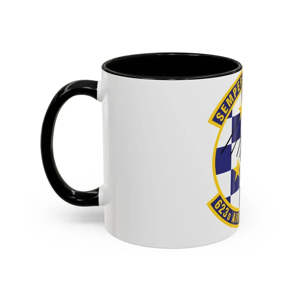 623 Air Control Squadron PACAF (U.S. Air Force) Accent Coffee Mug - Go Mug Yourself