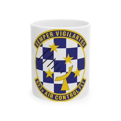 623 Air Control Squadron PACAF (U.S. Air Force) White Coffee Mug 11oz - Go Mug Yourself