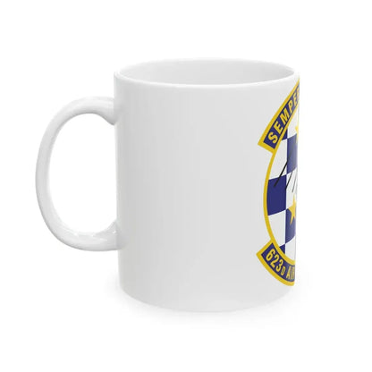 623 Air Control Squadron PACAF (U.S. Air Force) White Coffee Mug - Go Mug Yourself