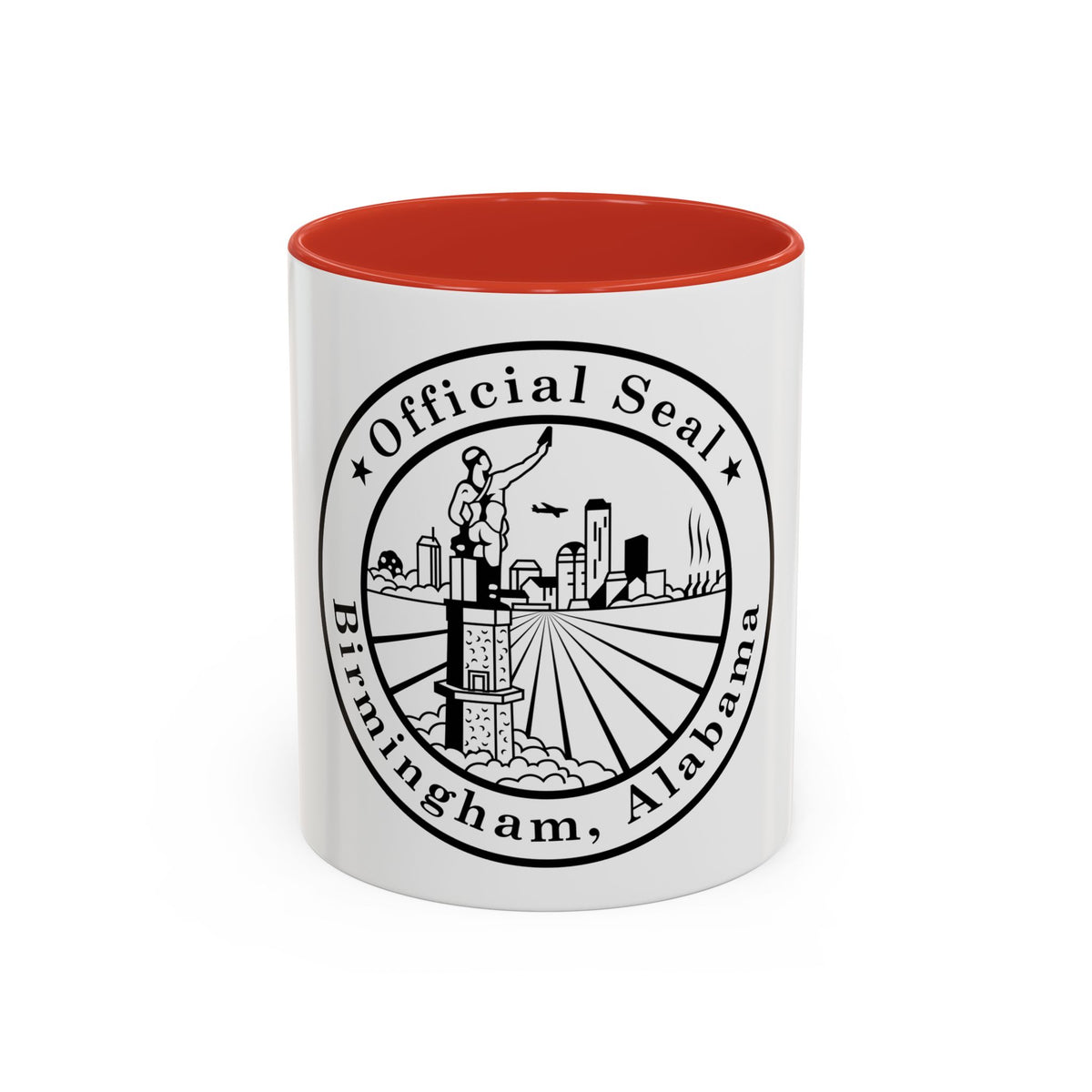 Seal of Birmingham Alabama - Accent Coffee Mug