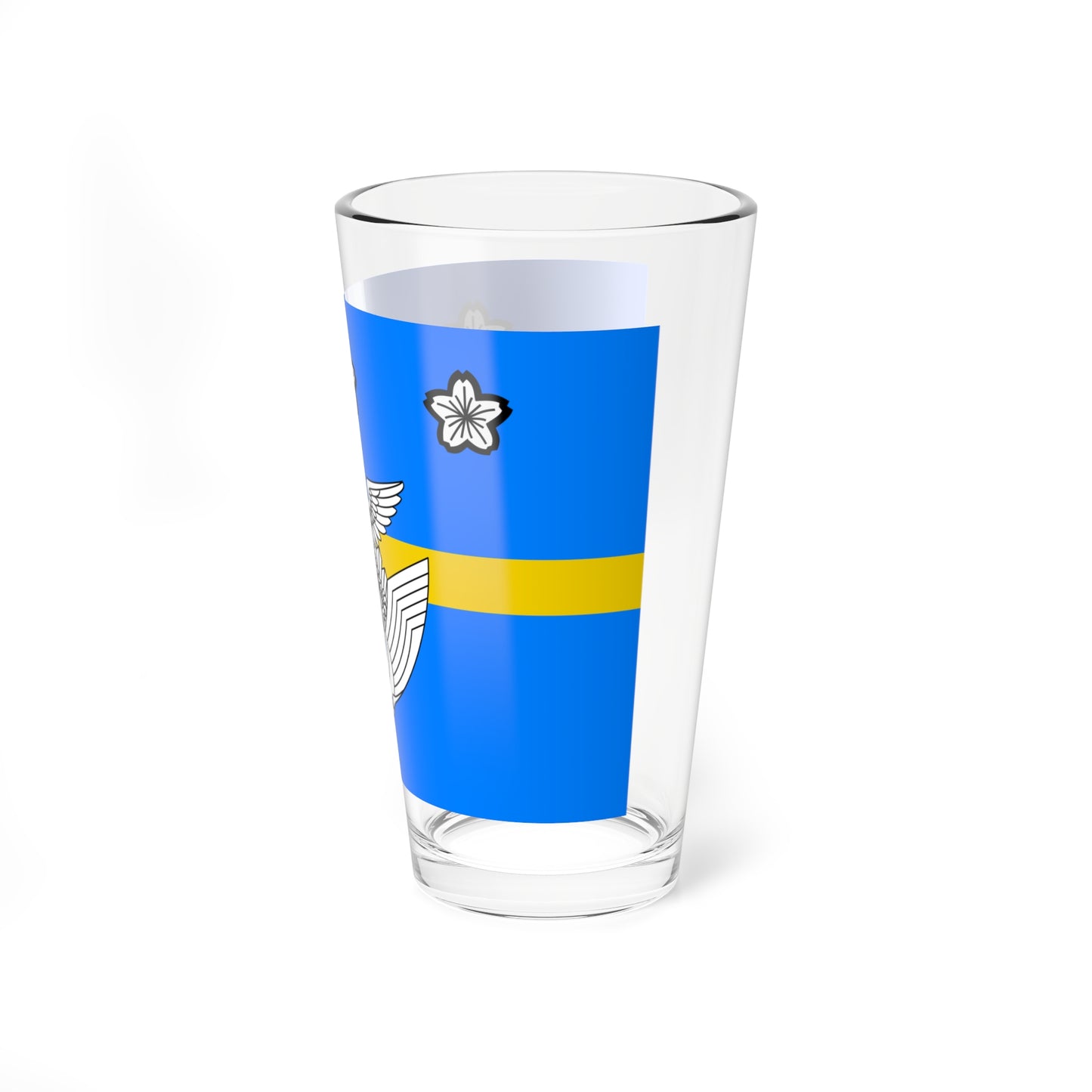 Flag of the Lieutenent General of the Air Self Defense Force Japan (Japan) Pint Glass 16oz