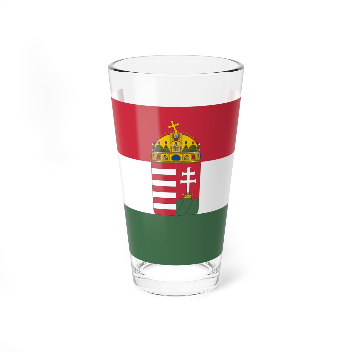 Flag of Hungary 1848-1849 1867-1869 3-2 aspect ratio (Hungary) Pint Glass 16oz