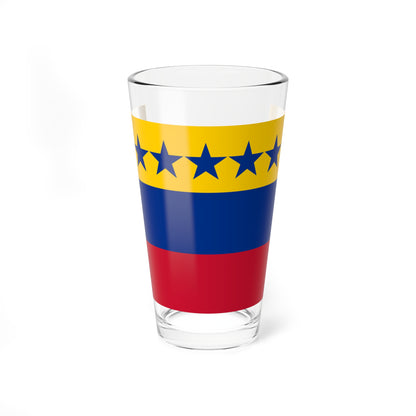 Flag of the Venezuelan Federation Coro 1859 (Venezuela) Pint Glass 16oz