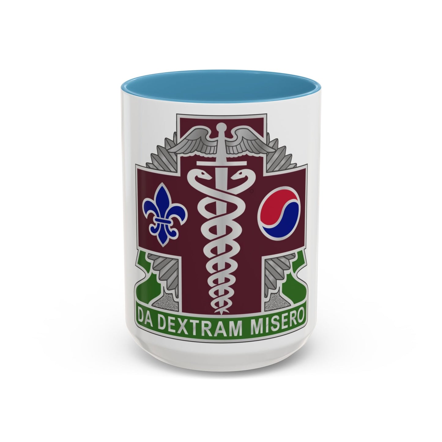 65 Medical Brigade 2 (U.S. Army) Accent Coffee Mug