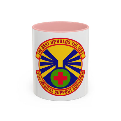 10th Medical Support Squadron (U.S. Air Force) Accent Coffee Mug