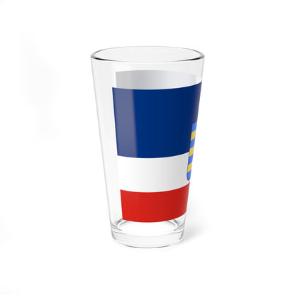 Flag of Carpathian Ruthenia (Hungary) Pint Glass 16oz