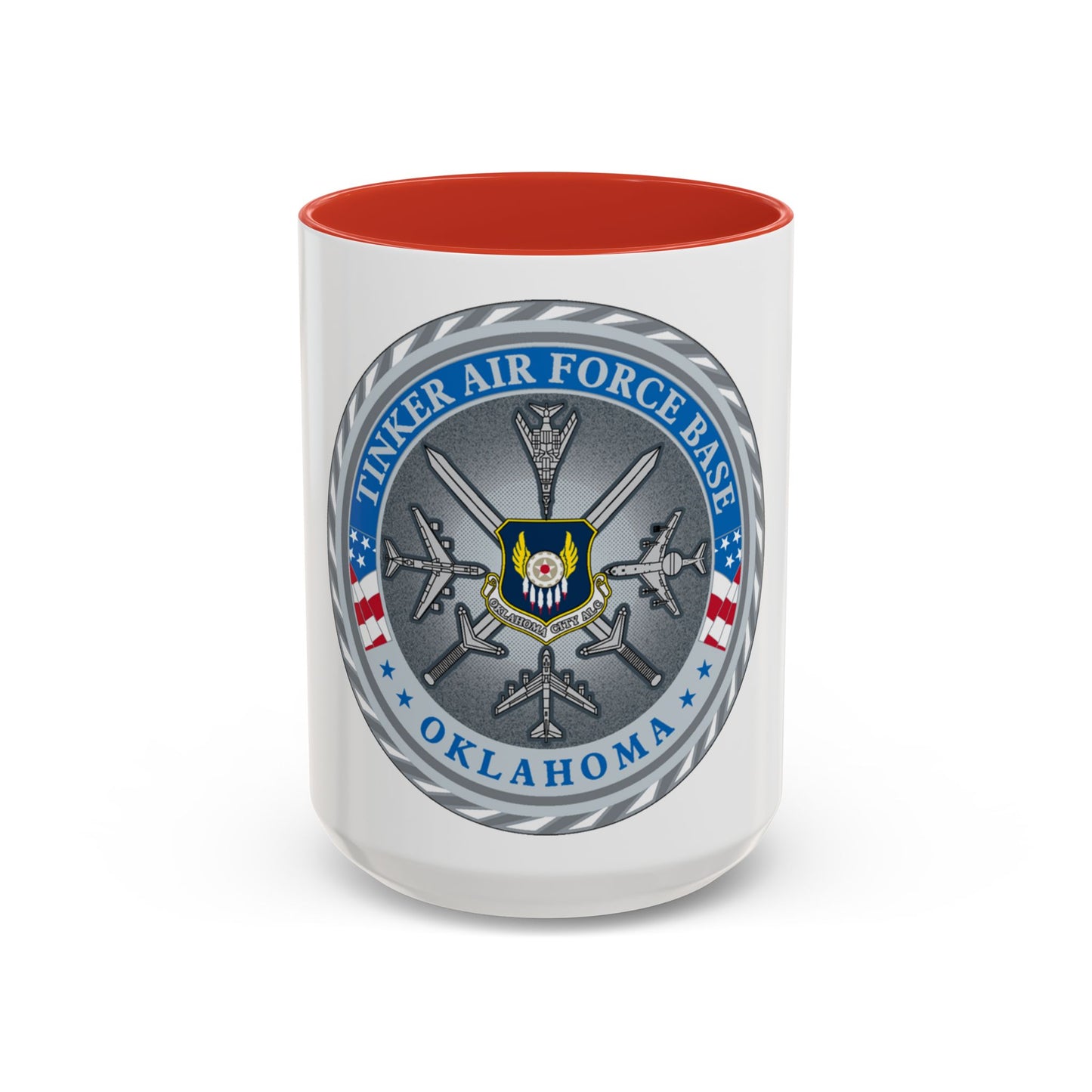 Tinker AF Base (U.S. Air Force) Accent Coffee Mug