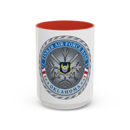 Tinker AF Base (U.S. Air Force) Accent Coffee Mug