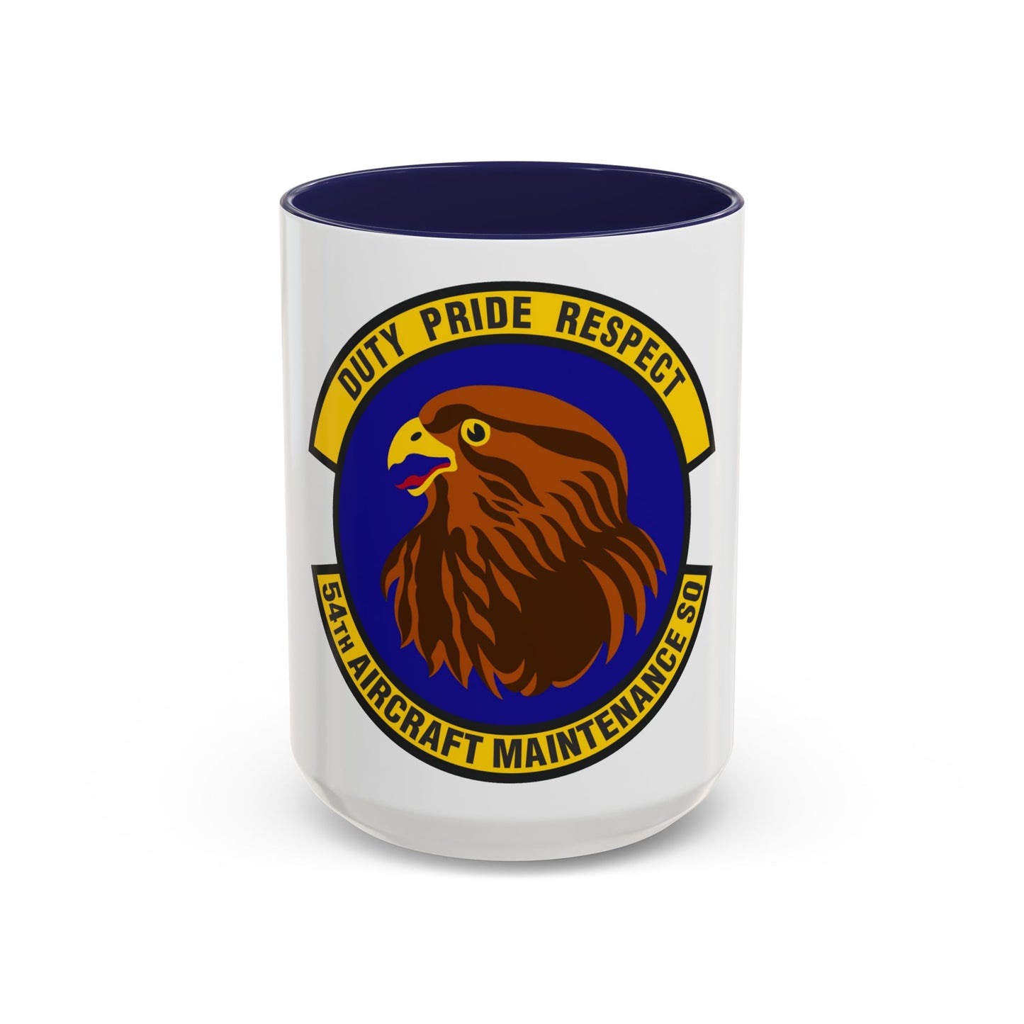 54 Aircraft Maintenance Squadron AETC (U.S. Air Force) Accent Coffee Mug