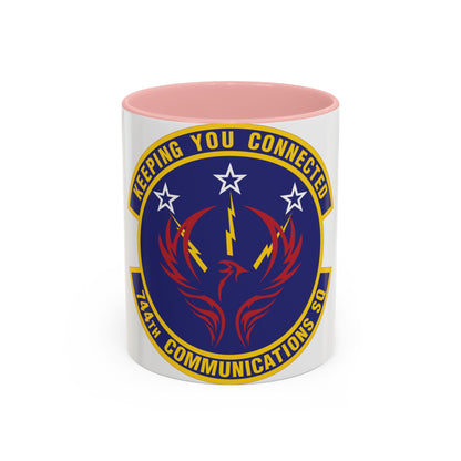 744th Communications Squadron (U.S. Air Force) Accent Coffee Mug