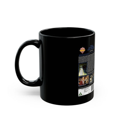 DOCTOR SHOW DAY OF THE DALEKS (VHS COVER) - Black Coffee Mug