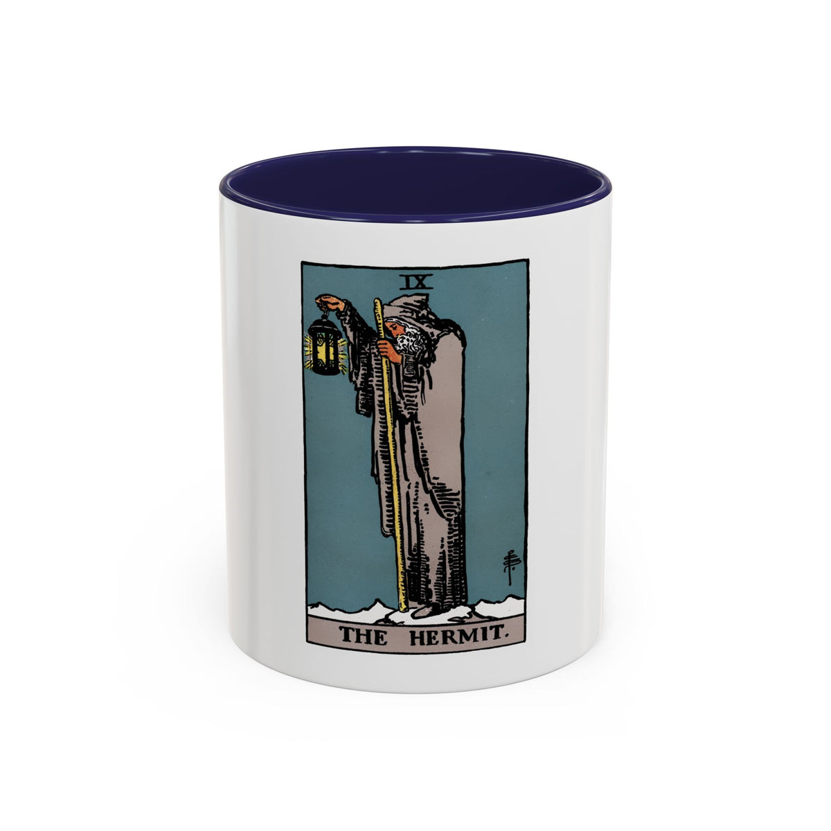 The Hermit (Tarot Card) Accent Coffee Mug