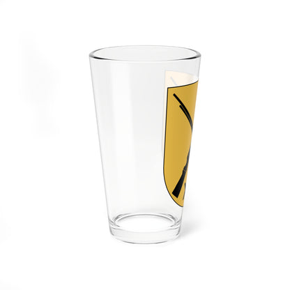 Livgardet 12. motoriserade skyttebataljonens stab vapen (Sweden) (Coat of Arms) Pint Glass 16oz