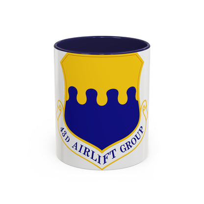 43d Airlift Group (U.S. Air Force) Accent Coffee Mug