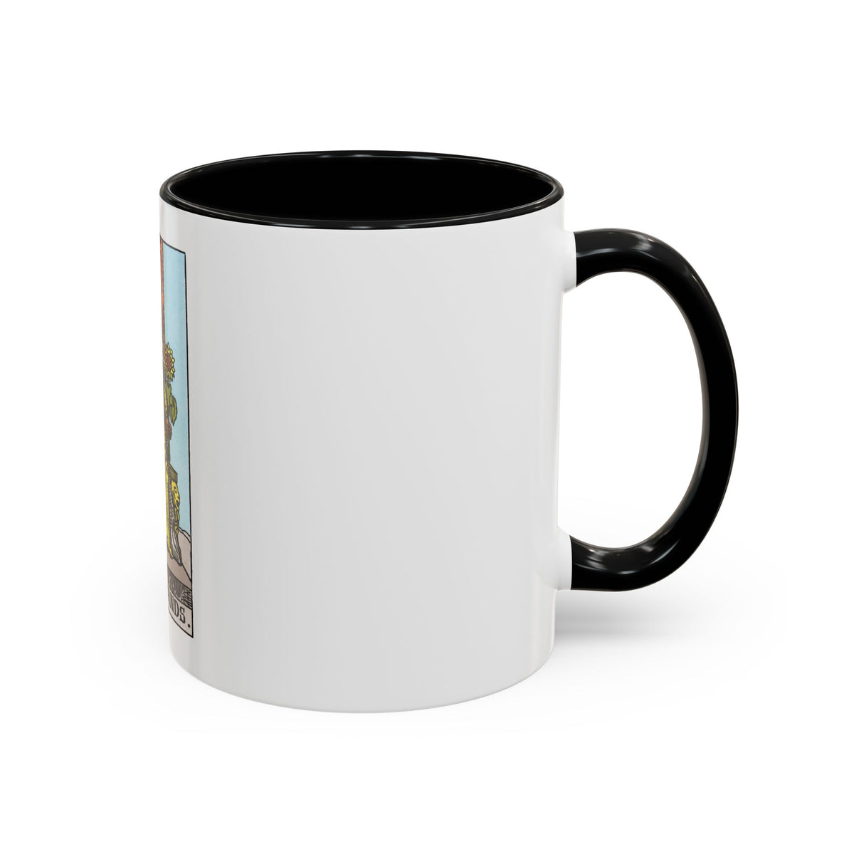 The Queen of Wands (Tarot Card) Accent Coffee Mug