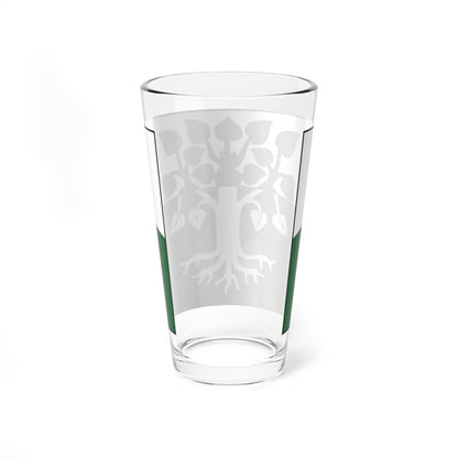 Flag Shcheglovo Leningrad oblast (Russia) Pint Glass 16oz