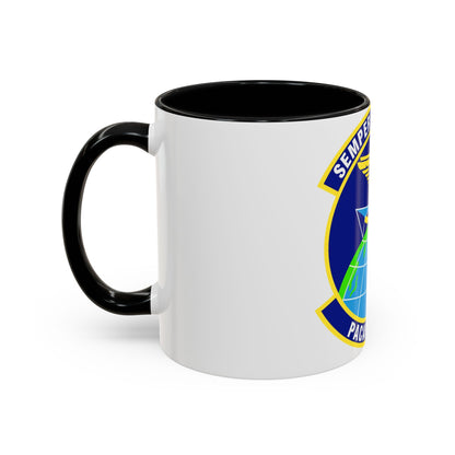 PACAF Air Mobility Operations Control Center (U.S. Air Force) Accent Coffee Mug