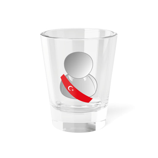 Turkey politic personality icon (Turkey) Shot Glass 1.5oz