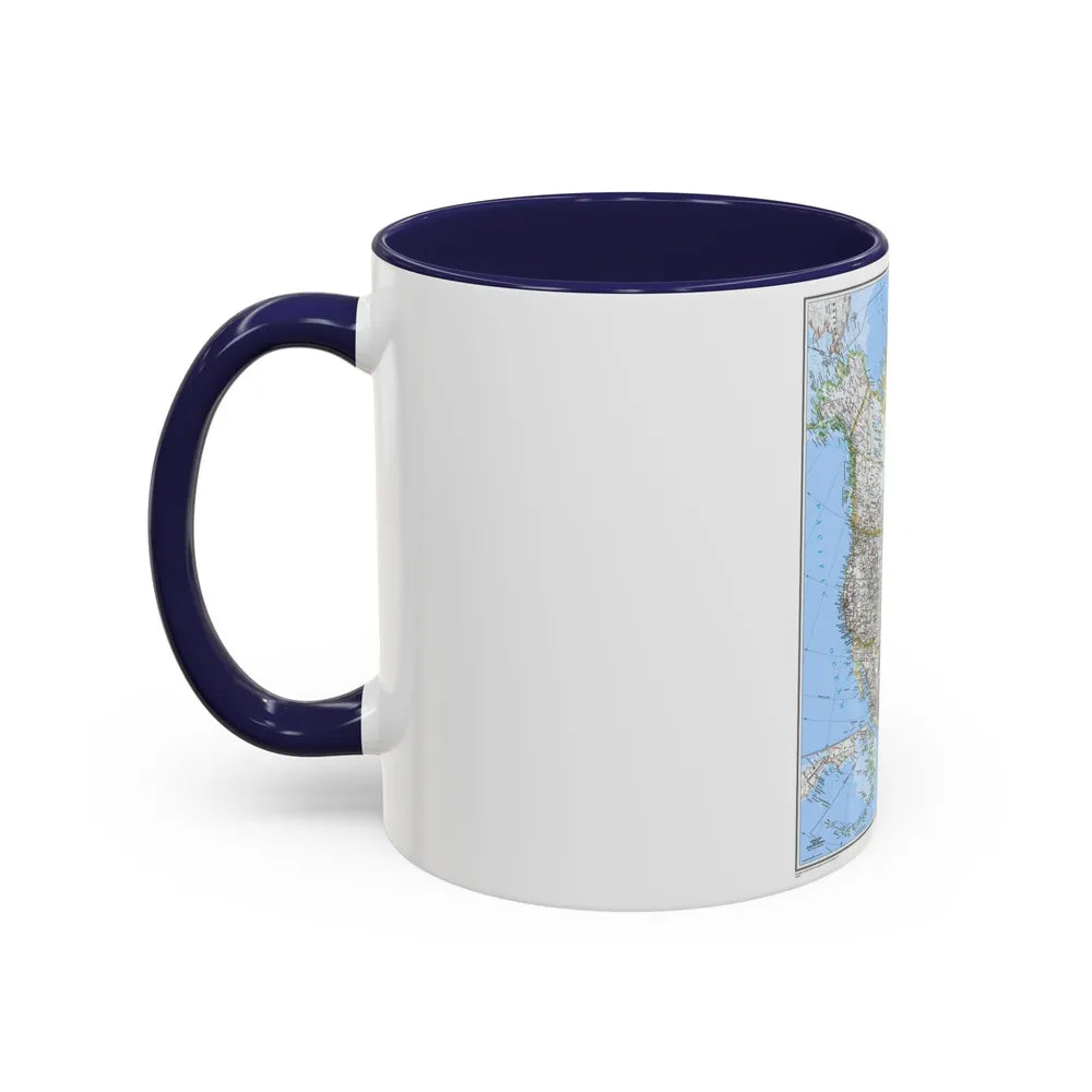 North America (2005) (Map) Accent Coffee Mug-Go Mug Yourself