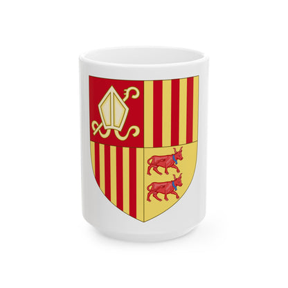 Coat of arms of Andorra (Before 16th Century) - White Coffee Mug