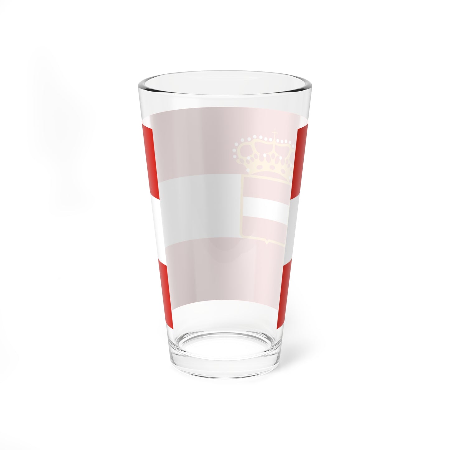 Austria-Hungary-flag-1869-1914-naval-1786-1869-merchant (Austria) Pint Glass 16oz