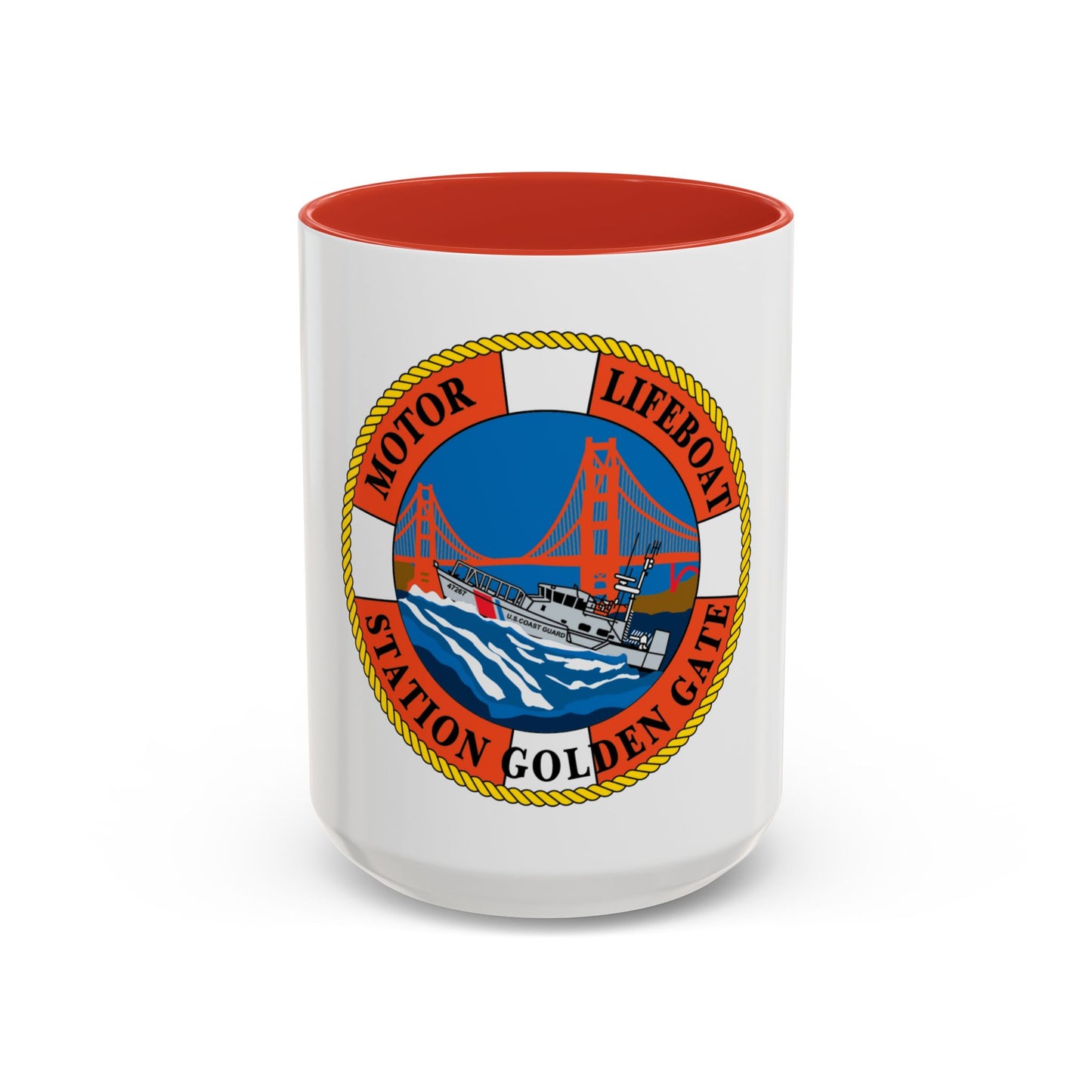 USCG Motor Lifeboat Station Golden Gate (U.S. Coast Guard) Accent Coffee Mug