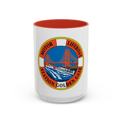 USCG Motor Lifeboat Station Golden Gate (U.S. Coast Guard) Accent Coffee Mug
