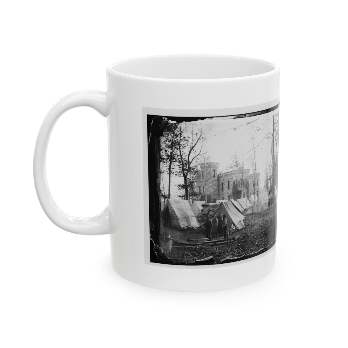 Auburn, Va., Vicinity.   Castle Murray  (Five Miles Southeast Of Warrenton), Headquarters Of Gen. Alfred Pleasonton (U.S. Civil War) White Coffee Mug