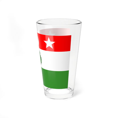 Flag of Aubusson Creuse (France) Pint Glass 16oz