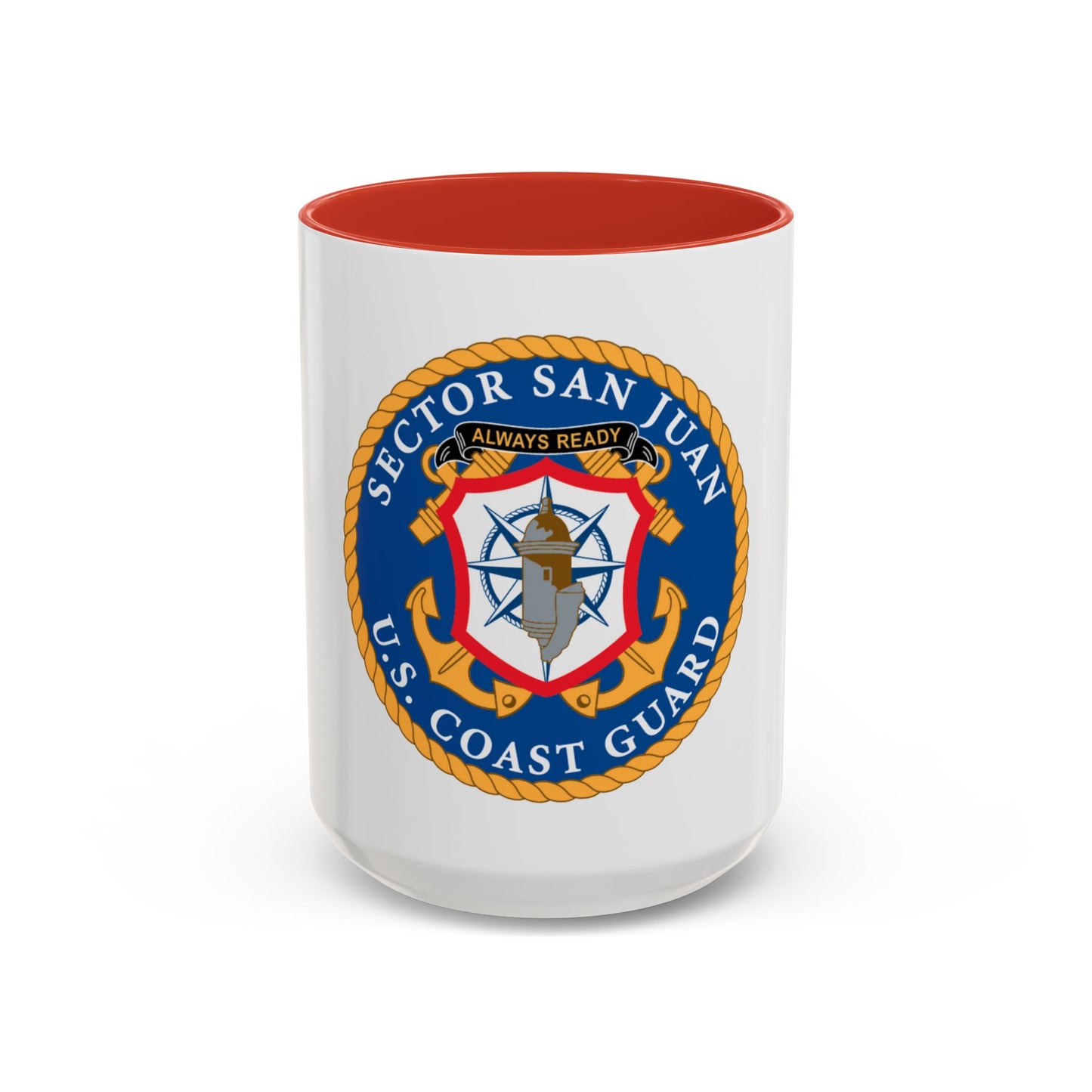 USCG Sector San Juan (U.S. Coast Guard) Accent Coffee Mug