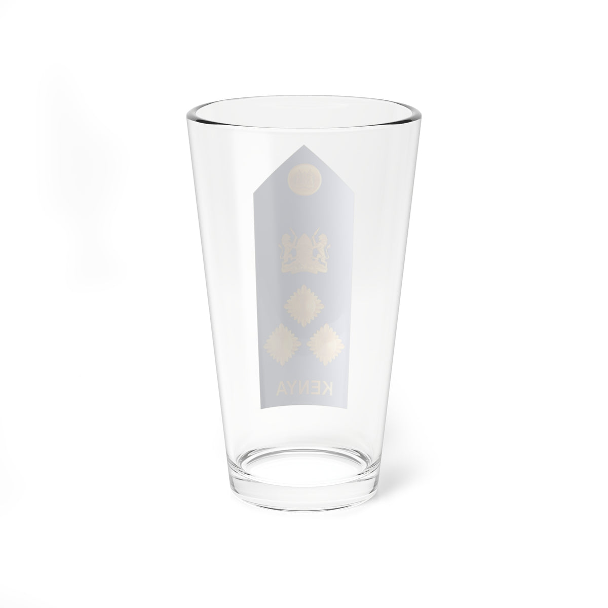 13. Kenyan Air Force BG (Kenya) (Military Rank) Pint Glass 16oz